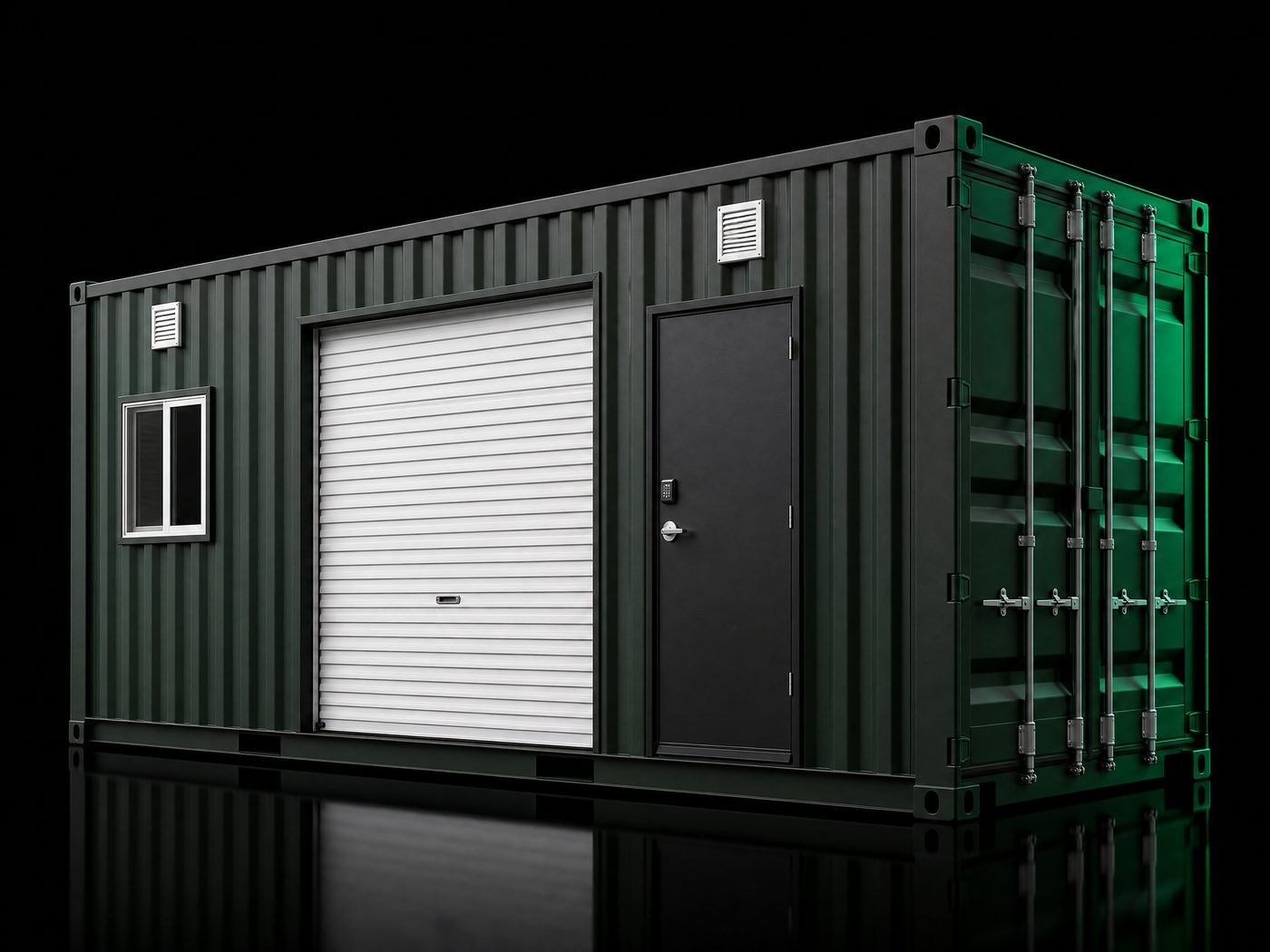 Shipping Container Shed — OEM Image